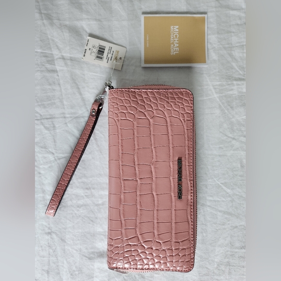 NWT Michael Kors Large Jet Set Continental Wallet - Picture 2 of 8